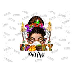 messy bun spooky mama png sublimation design,spooky clipart, halloween vibes png, messy bun png, halloween png,mama png,