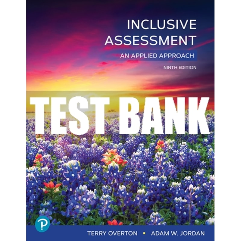 Test Bank For Inclusive Assessment: An Applied Approach 9th | Inspire ...