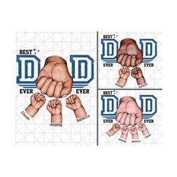 personalized best dad ever png, fist bump set png, america flag design, happy father's day png, dad hand fist bump png,