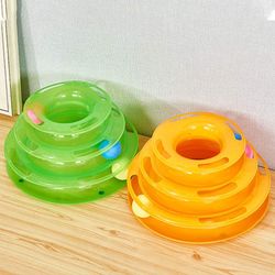 interactive cat toy with crazy ball