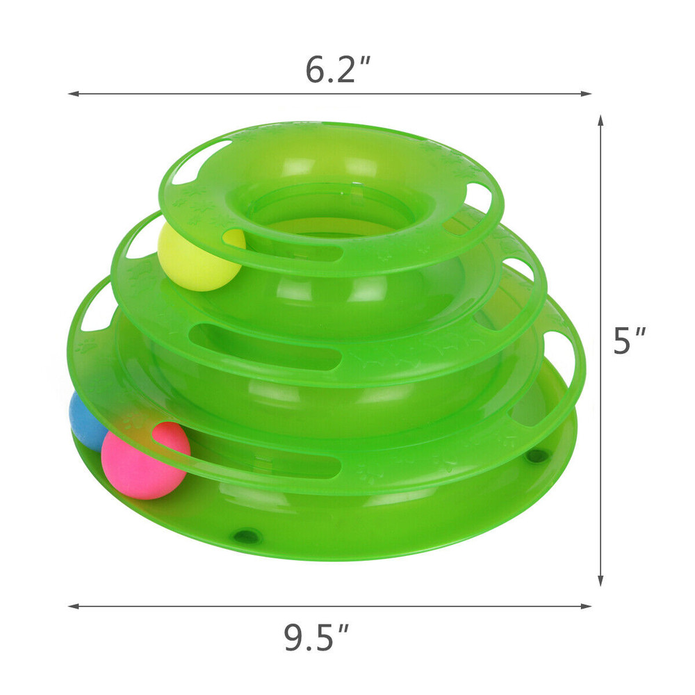 Interactive Cat Toy with Crazy Ball 5