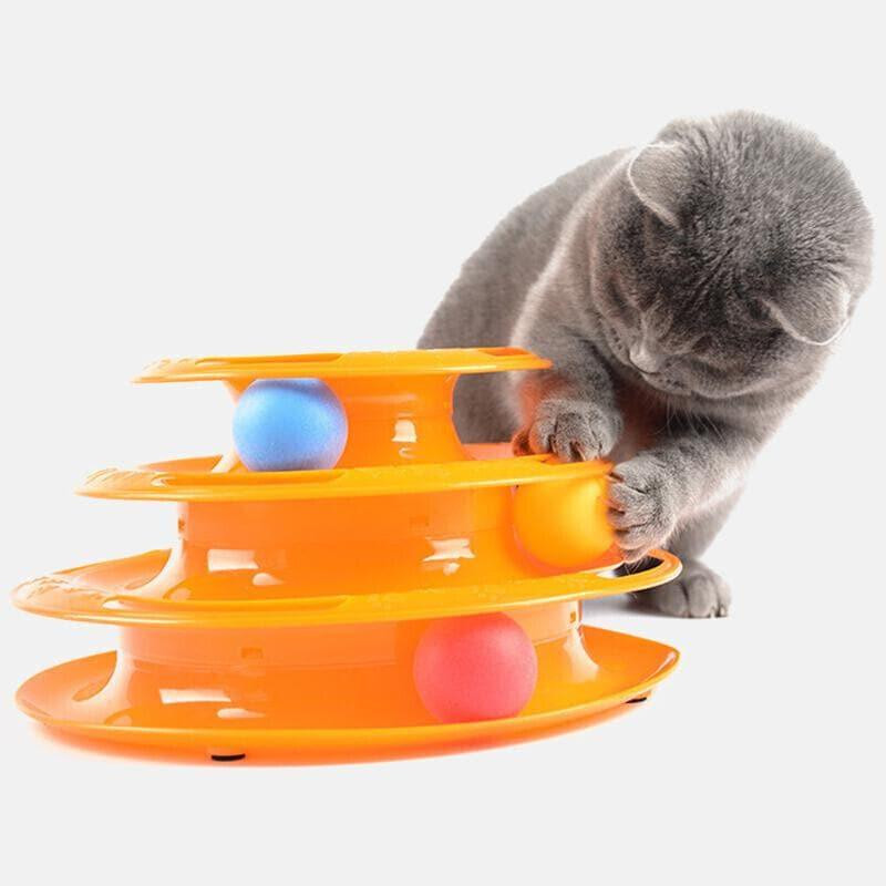 Interactive Cat Toy with Crazy Ball 2