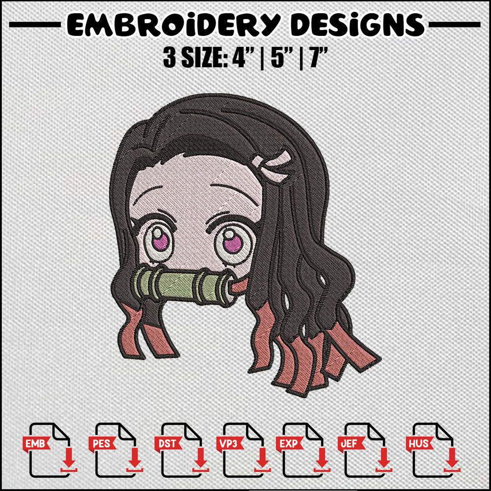Neuzko chibi embroidery design
