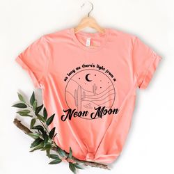 neon moon tee, neon moon shirt, country music tee, country music shirt, concert graphic tee, summer shirt, country music