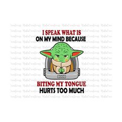 i speak what is on my mind because biting my tongue hurts too much, svg, png files for cricut sublimation