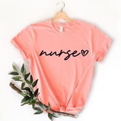 nurse heart shirt, nurse shirt, nursing school tee, nurse t-shirt, nurse tee, gift for nurse, super hero nurse life shir