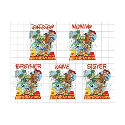 bundle custom birthday png, magical kingdom, family trip 2023, family vacation png, birthday boy girl squad png, birthda