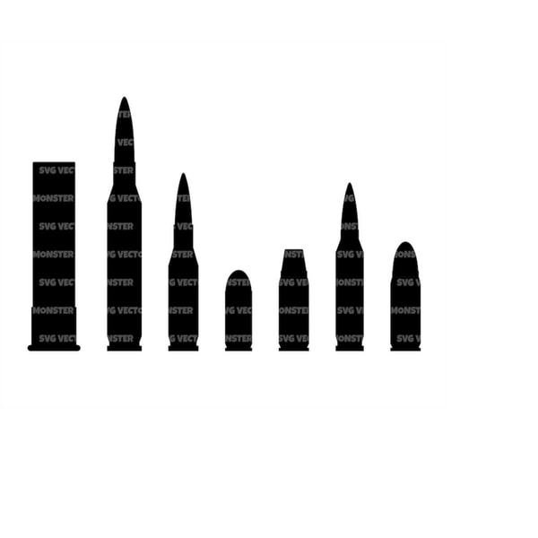 Rustic Bullet Svg Bullet Svg, Ammo Svg. Vector Cut file for Cricut, Silhouette - Inspire ...