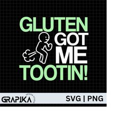 gluten got me tootin png, celiac disease awareness png, funny celiac png,celiac disease awareness month png,celiac warri