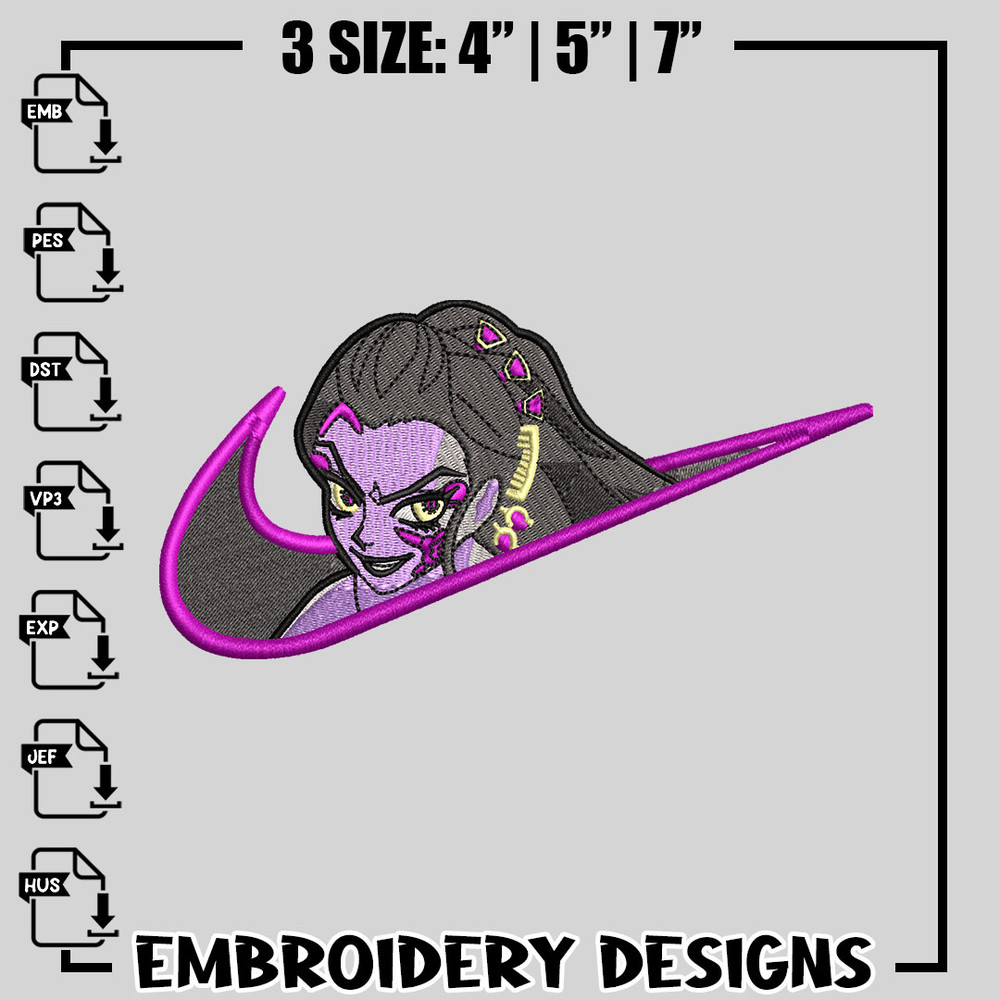 Daki nike embroidery design
