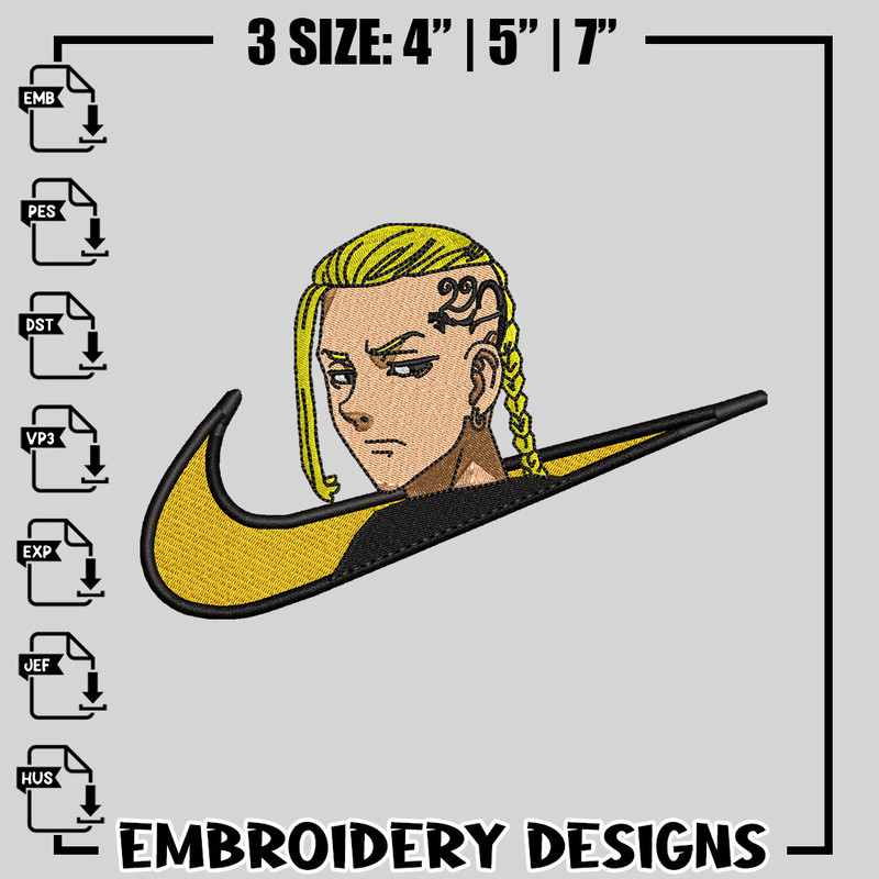 draken nike embroidery design