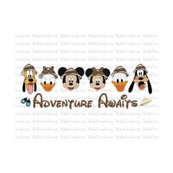 adventure awaits svg, animal kingdom svg, magical kingdom svg, family vacation svg, family trip svg, vacay mode svg
