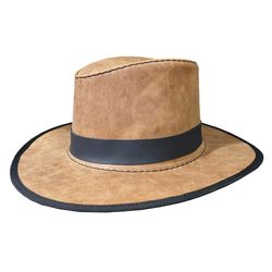 indiana jones cowboy leather hat