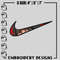 Itachi Nike embroidery design