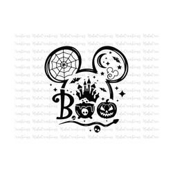 pumpkin boo happy halloween svg, trick or treat svg, spooky vibes svg, witch svg, fall, svg, png files for cricut sublim
