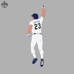 kirk gibson la dodgers world series home run sublimation png download
