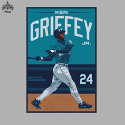 Ken Griffey JR   Seattle Mariners Sublimation PNG Download
