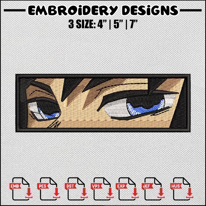 Giyu eyes embroidery design