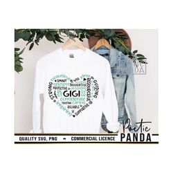 gigi word art svg png, grandmother svg, mom svg, gigi png, gift to gigi svg, grandma svg, gigi svg, nana svg, gigi shirt