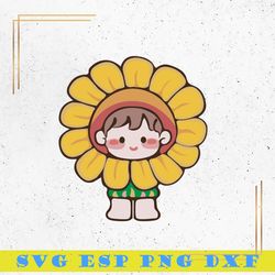 cute baby svg, beautyful baby svg, sun flower svg, animal svg