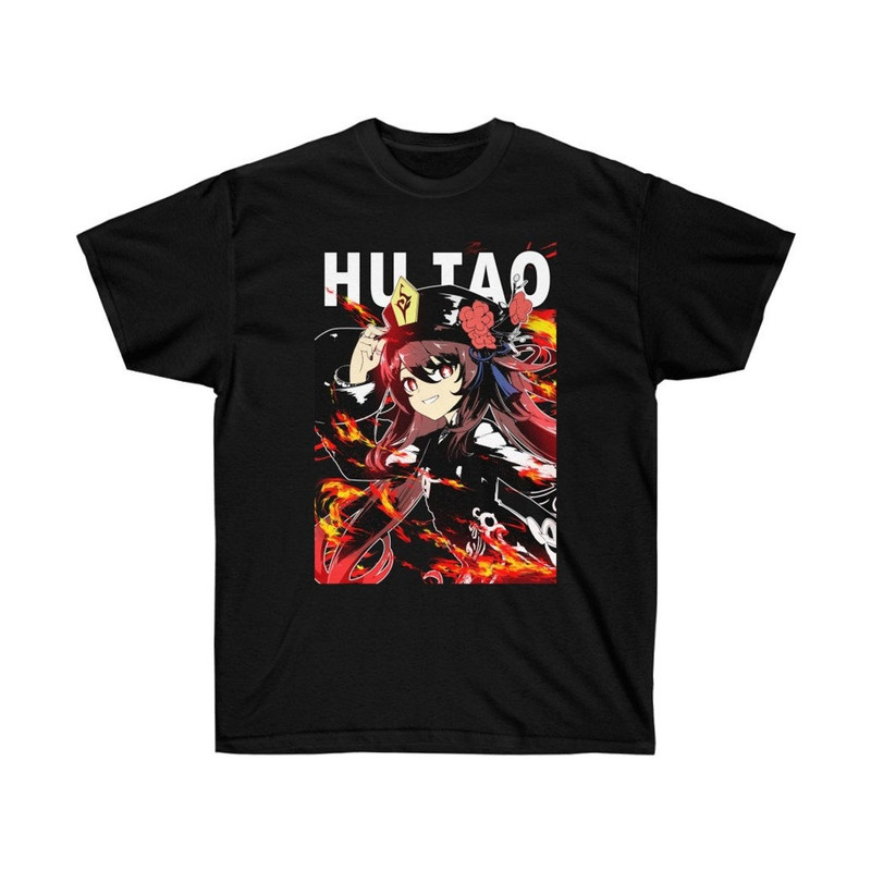 Genshin impact HuTao Shirt, Hutao Genshin Shirt, Hutao Shirt, Genshin impact unisex Shirt for fan