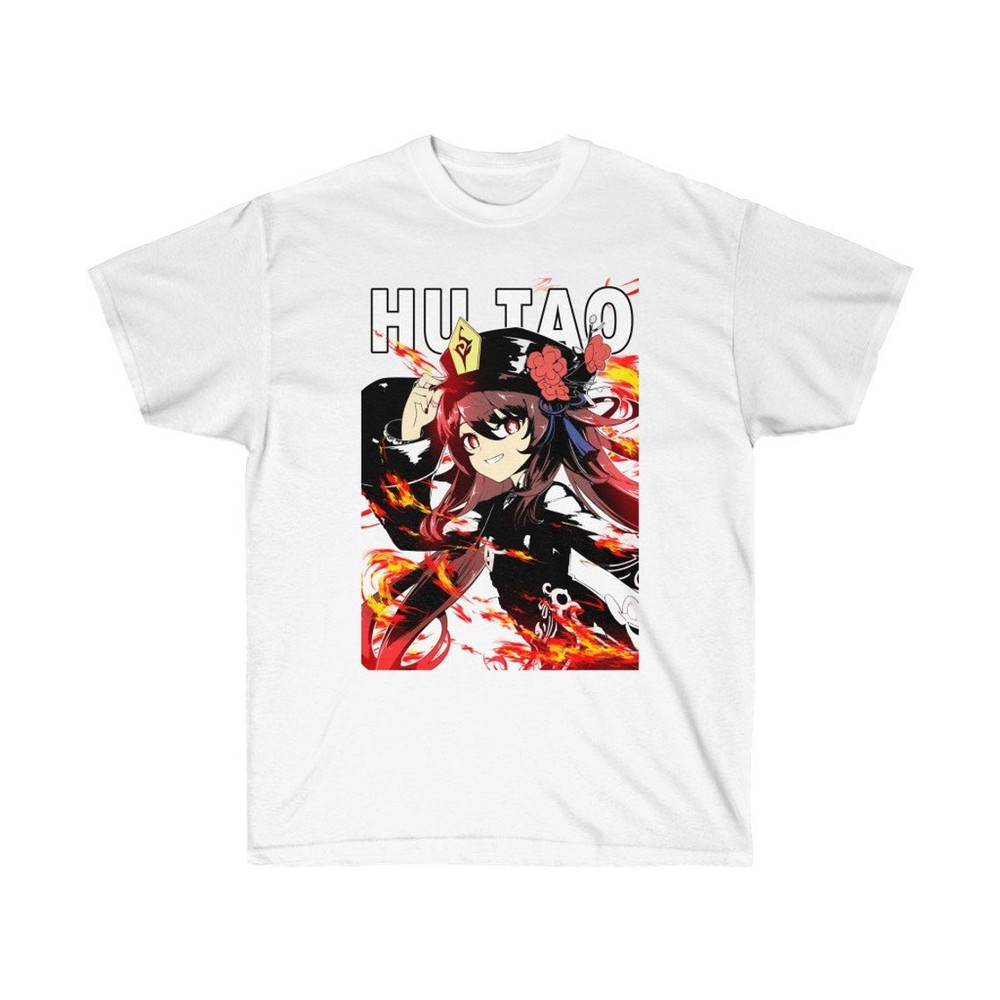 Genshin impact HuTao Shirt, Hutao Genshin Shirt, Hutao Shirt, Genshin impact unisex Shirt for fan