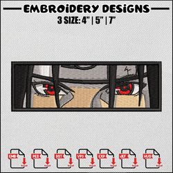 Itachi eyes embroidery design, Naruto embroidery, Anime design, Anime embroidery, Embroidery shirt, Digital download