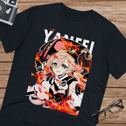 yanfei genshin impact shirt, yanfei genshin shirt, yanfei genshin impact unisex shirt for fan