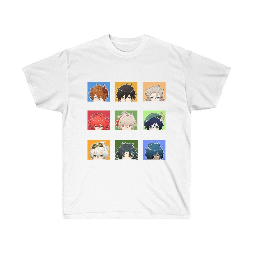 Genshin impact Kazuha Xiao Zhongli Childe Bennett Albedo Diluc Venti Shirt, Genshin impact Shirt for fan