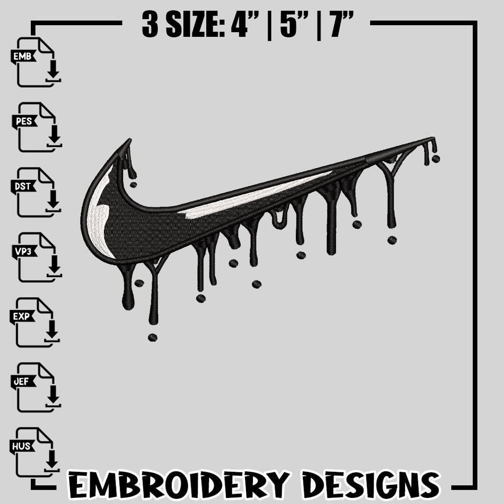 Nike Pintura embroidery design