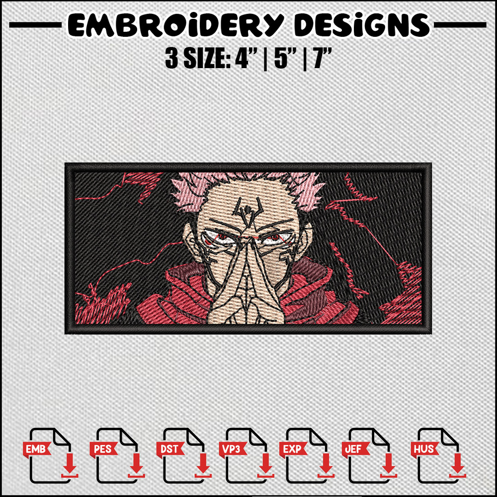 Sukuna frame embroidery design