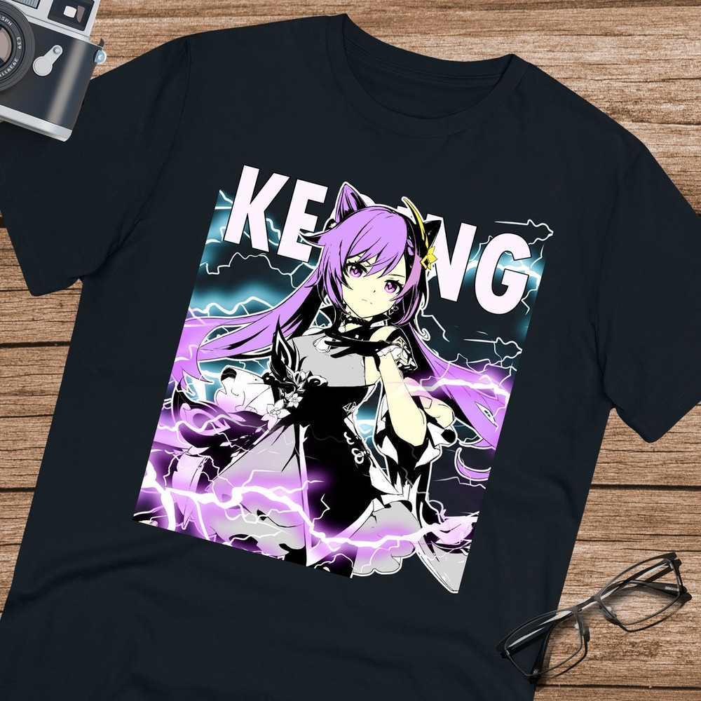 Keqing Genshin Impact Shirt, Keqing Genshin Shirt, Keqing Shirt, Keqing Genshin impact Shirt for fan