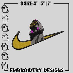 nike obito uchiha embroidery design, naruto embroidery, nike design, embroidery file, anime design, digital download.