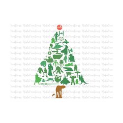 galaxy christmas tree svg, xmas svg, holiday season svg, christmas character, , funny christmas, cute christmas