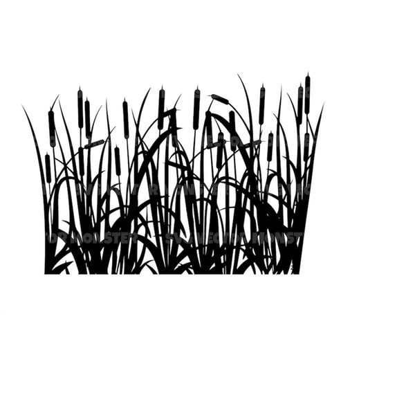 River Reeds Cut Out Reeds Svg, Bulrush svg. Vector Cut file for Cricut, Silhouet - Inspire ...