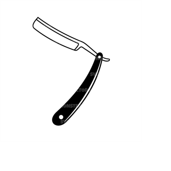 Straight Razor Svg. Vector Cut file for Cricut, Silhouette, - Inspire ...