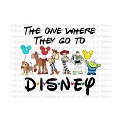the one where they go to svg, friendship svg, vacay mode svg, magical kingdom svg, family vacation svg, family trip svg