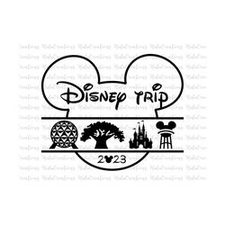 family trip 2023 svg, family vacation svg, magical kingdom svg, vacay mode svg