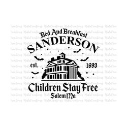 bed & breakfast svg, happy halloween, trick or treat svg, spooky vibes, svg, png files for cricut sublimation