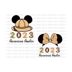 bundle adventure awaits 2023 svg, animal kingdom svg, magical kingdom svg, family vacation svg, family trip svg, vacay m