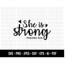 cod184- she is strong svg/quote svg/quote clipart /strong svg/she is svg/commercial use/instant download