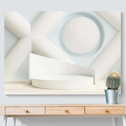 3D Geometric Canvas Print Modern Wall Art Decor Painting