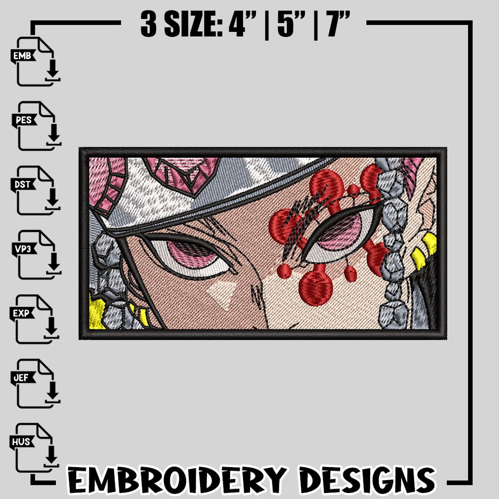 Uzi tengen embroidery design