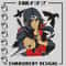 Uchiha itachi embroidery design