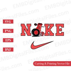 nike swoosh disney tractor cars svg for cricut