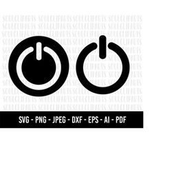 cod701-power button svg, power silhouette, on-off button svg, power symbol svg, power icon svg, electric switch svg, pow