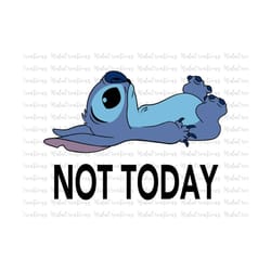 funny not today svg, funny dog svg, cartoon svg, png files for cricut sublimation