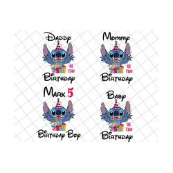 bundle custom birthday png, family matching birthday, magical kingdom, family vacation, birthday squad png, vacay mode p