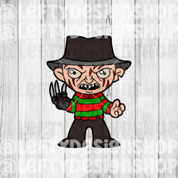 freddy krueger | halloween | horror | svg | png | instant download