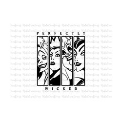 perfectly wicked svg, villains wicked svg, villain gang, family trip svg, svg, png files for cricut sublimation